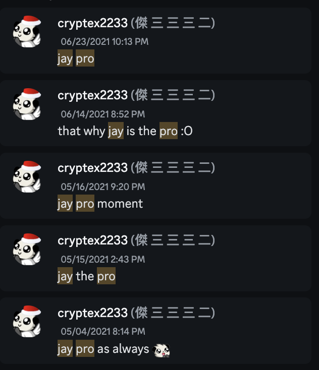 Screenshot of humble Alvin in 2021